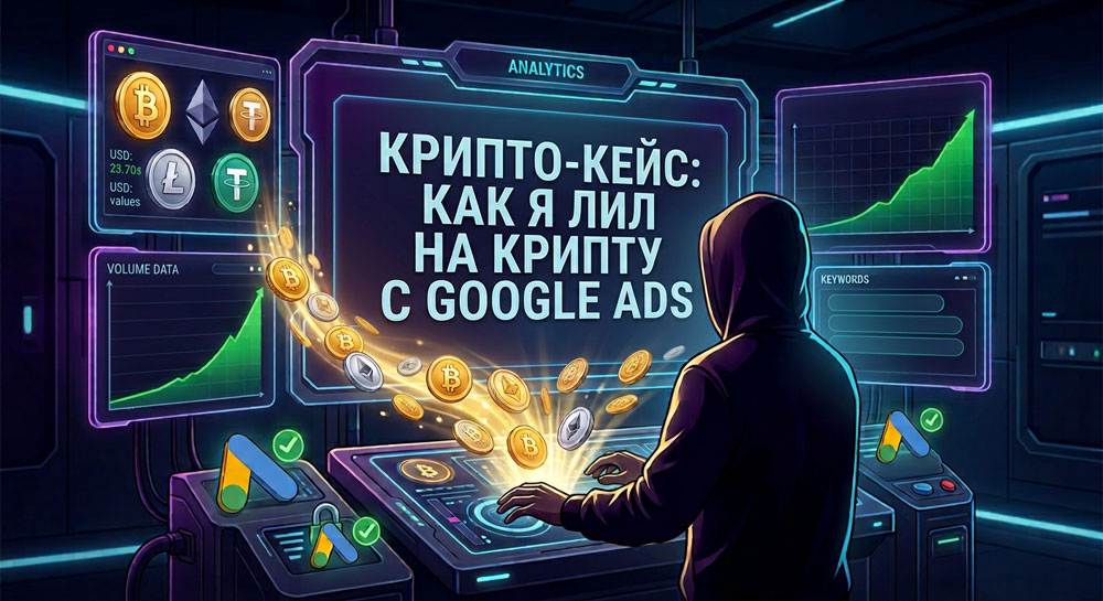 Мой кейс: крипта с Google Ads (PPC)